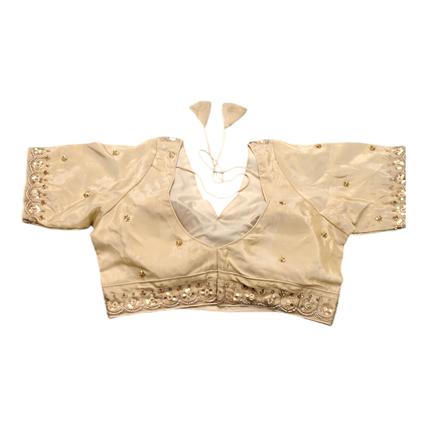 Tissue golden Designer Blouse