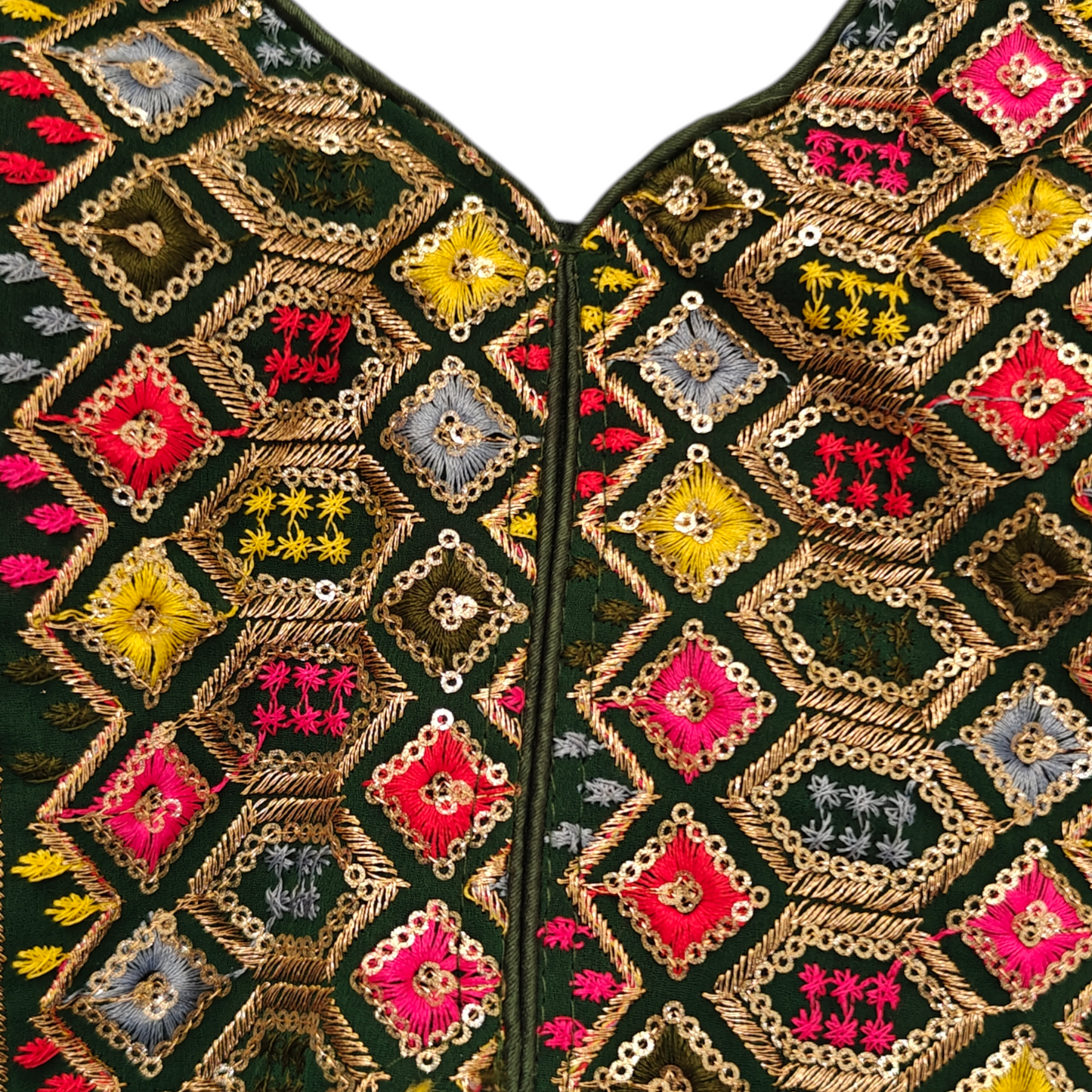 Green Designer Blouse
