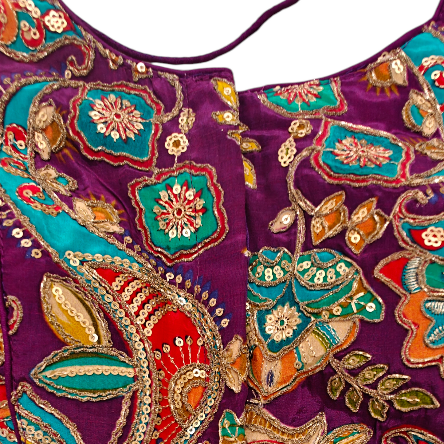 Purple Silk Blouse