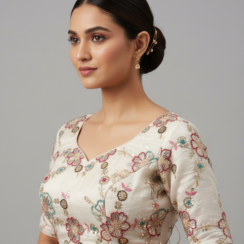 White Chiffon Blouse (Copy)