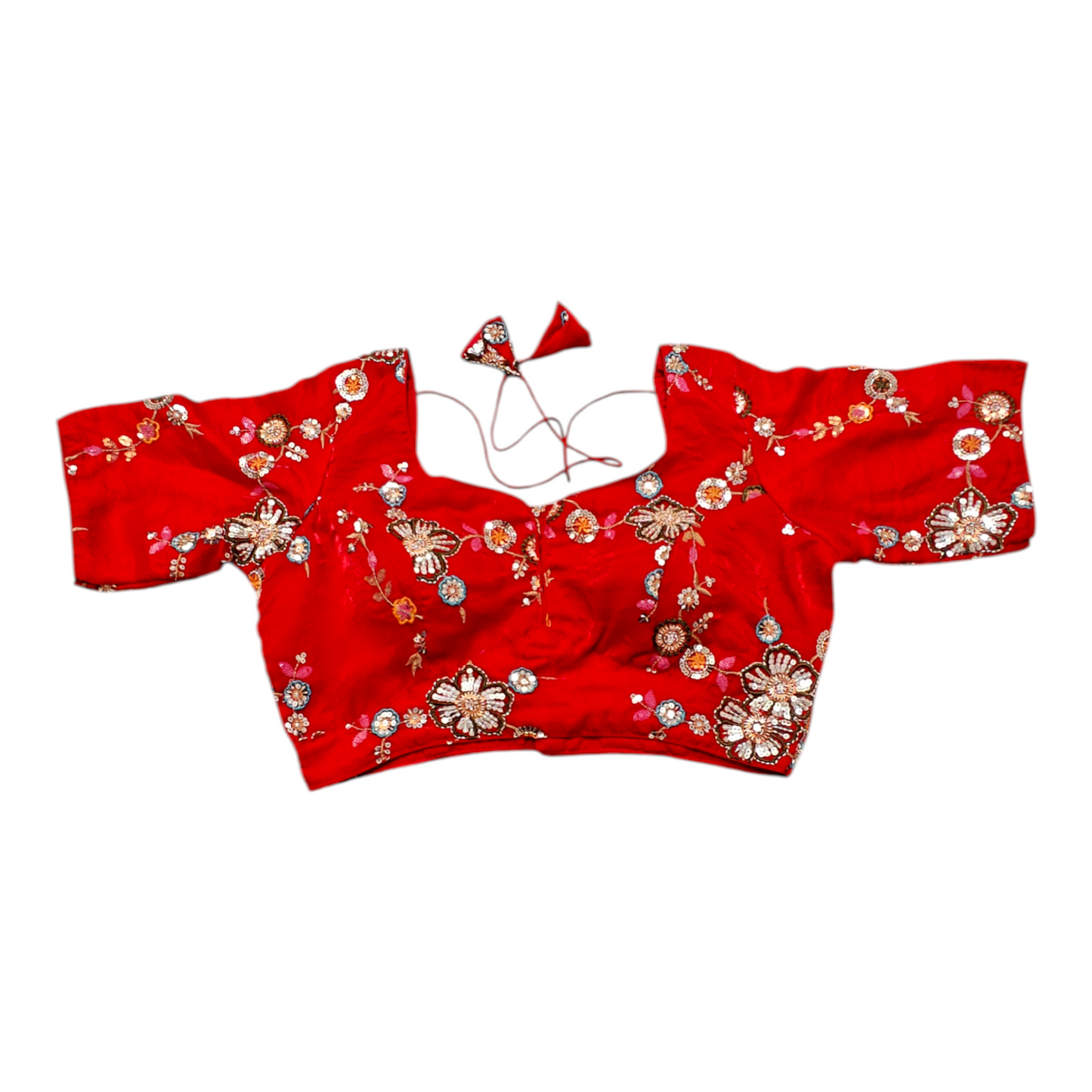 Red Organza Blouse