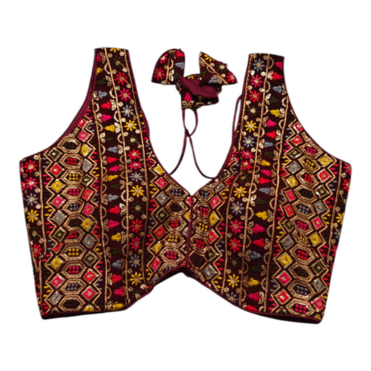 Maroon Designer Blouse