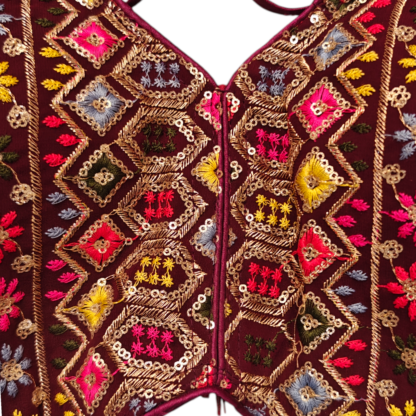Maroon Designer Blouse