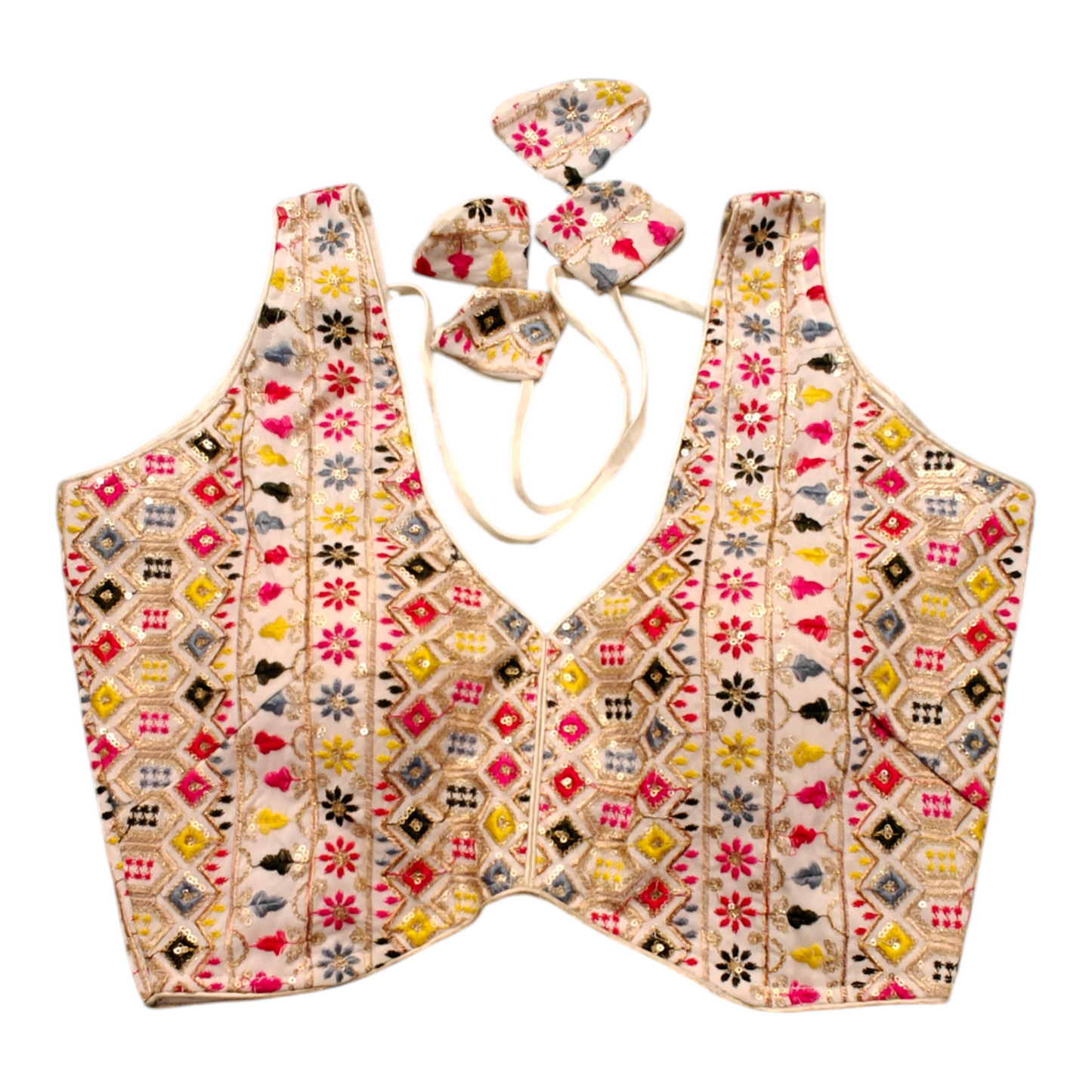 White Designer Blouse