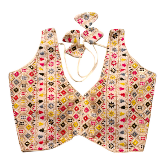 White Designer Blouse