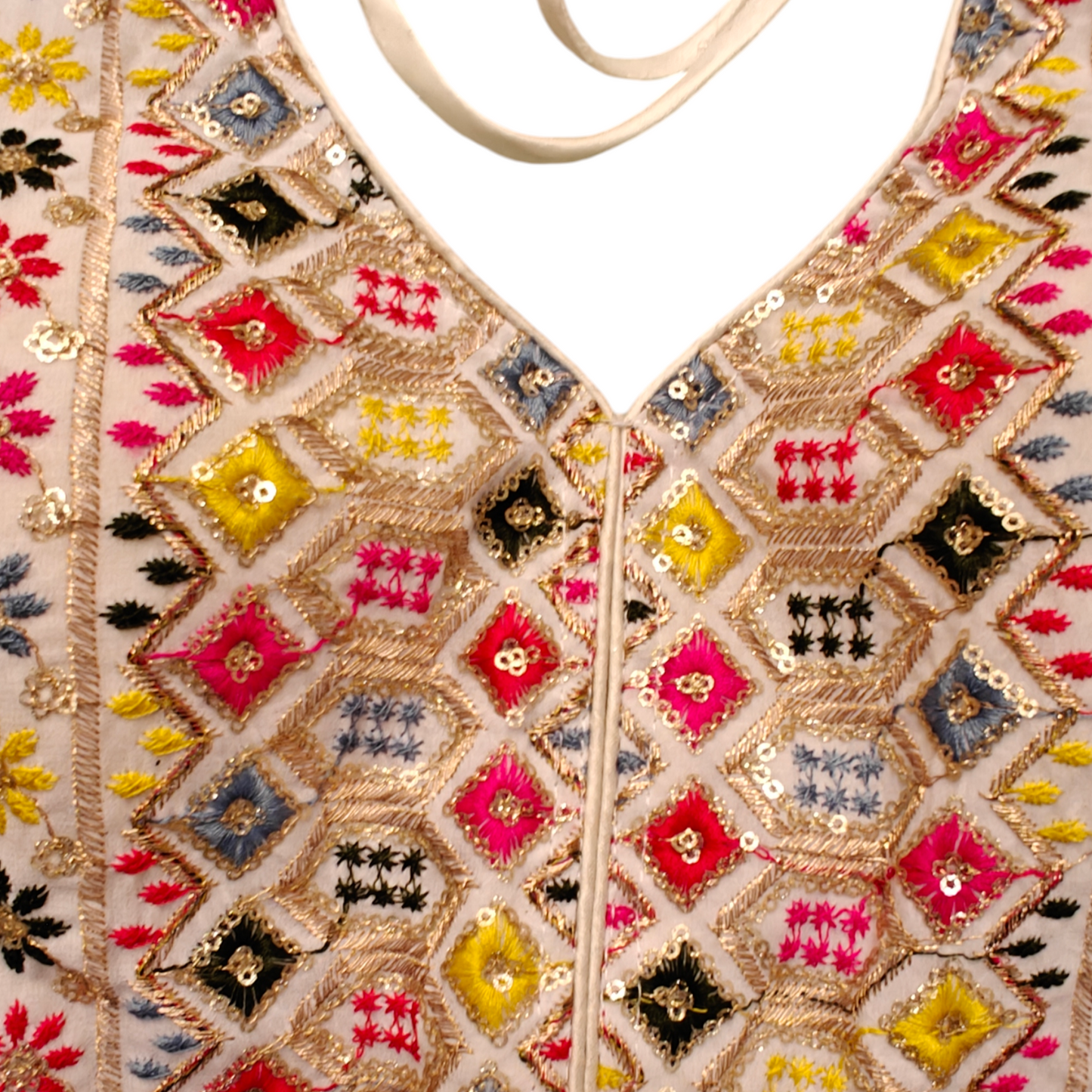 White Designer Blouse