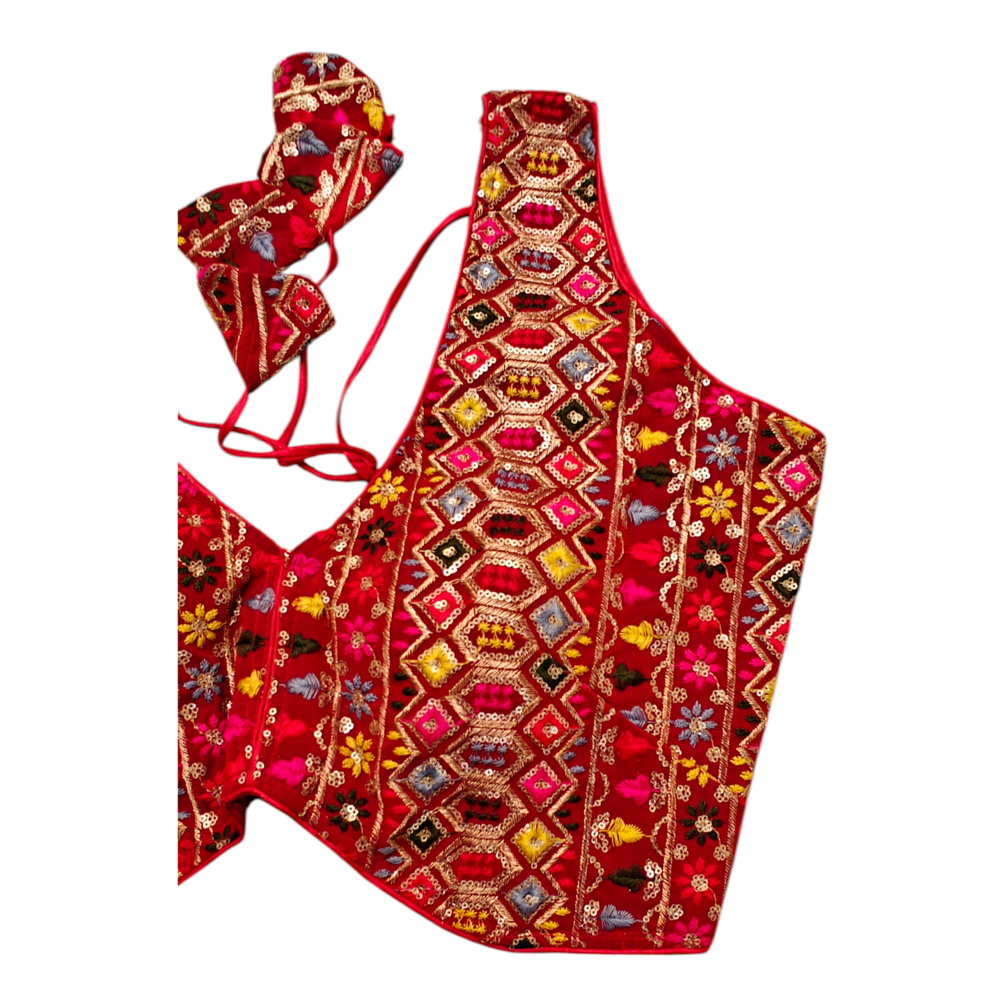 Red Designer Blouse