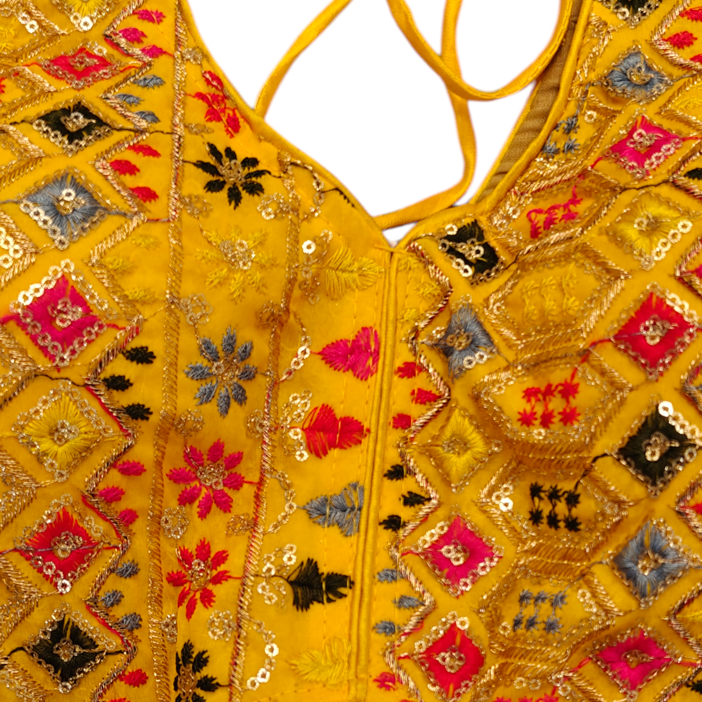 Yellow Designer Blouse