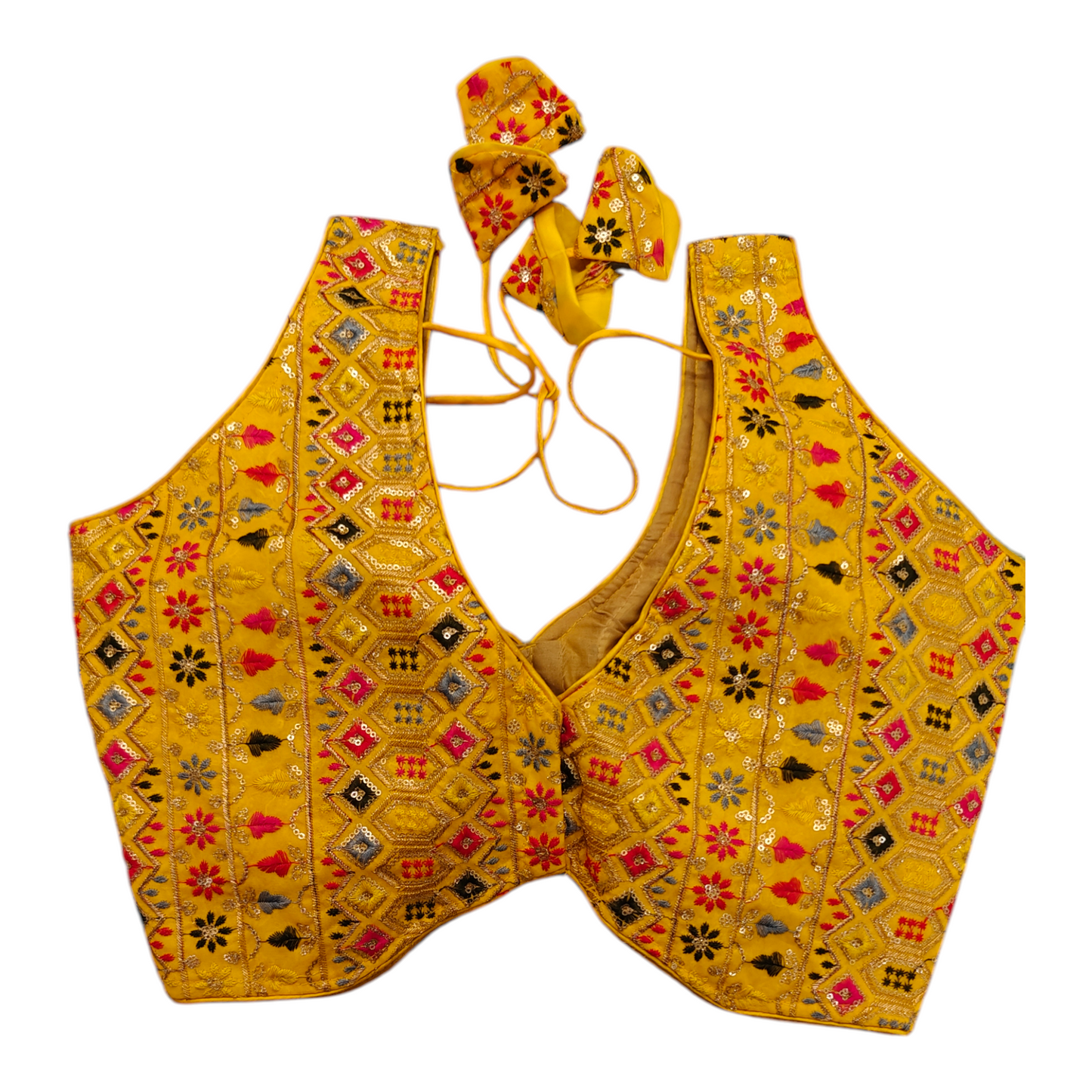 Yellow Designer Blouse