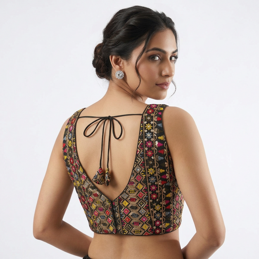 Black Designer Blouse