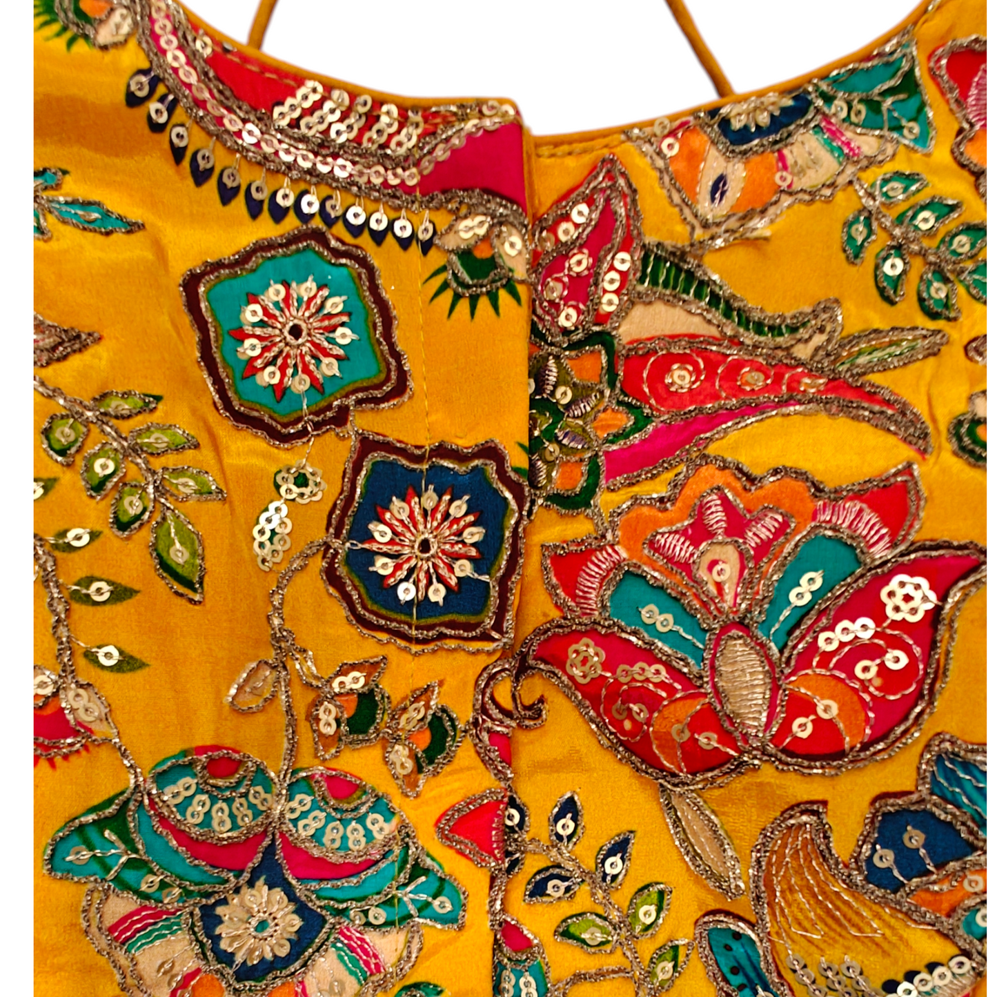 Yellow Silk Blouse