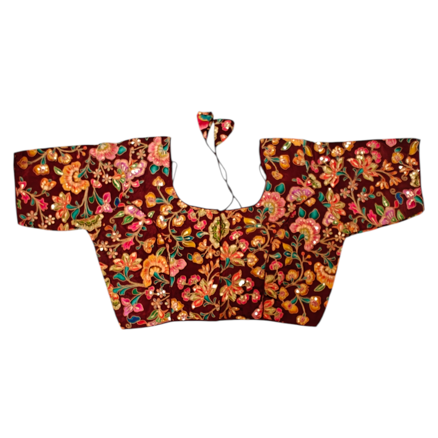 Maroon  Silk Blouse