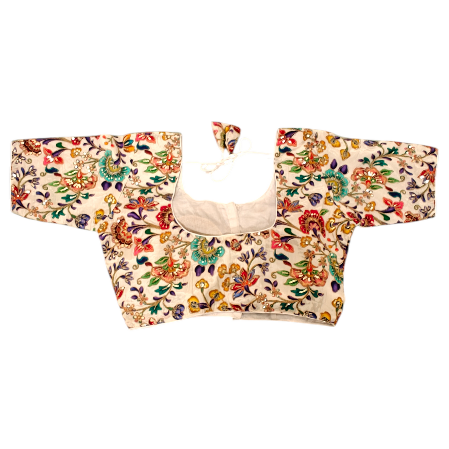 White Silk Blouse