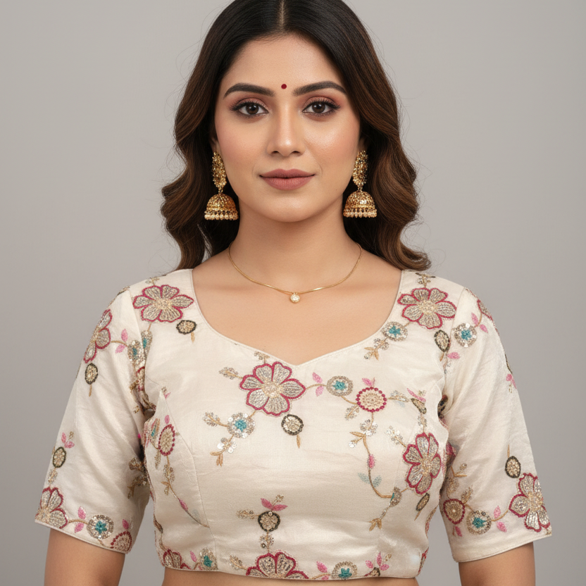 White Chiffon Blouse (Copy)